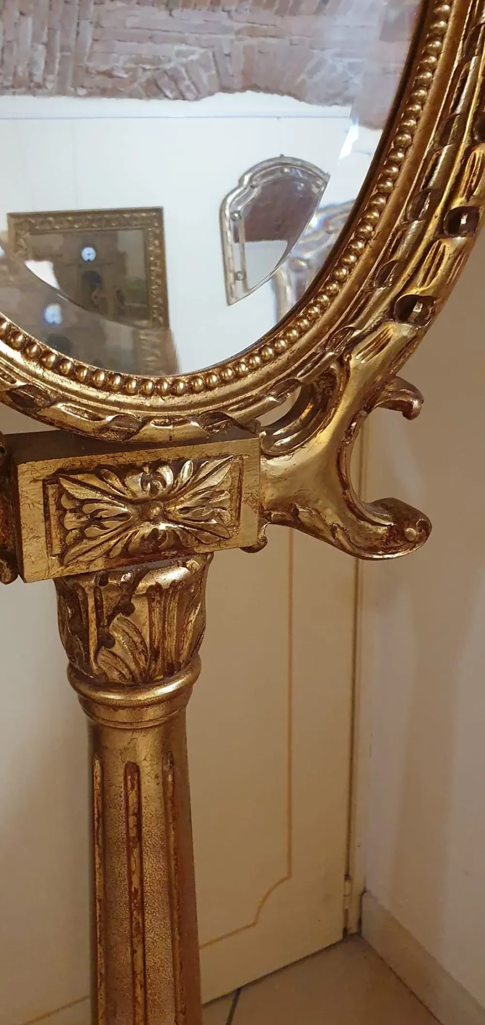 Artigianale Mobile d'epoca Specchio a bilanciere IN OFFERTA OUTLET- Antiquariato