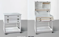 Parlani Mobile di Antiquariato in stile arte povera Carrello oregon in Offerta Outlet- Antiquariato