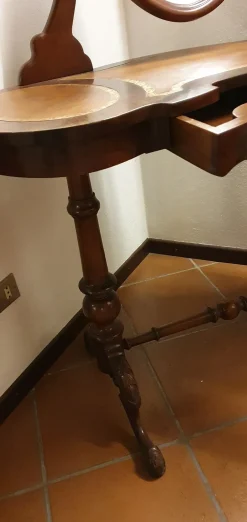 Mobile di Antiquariato in stile neoclassico Radica di noce con specchio a prezzo Outlet^Artigianale Best