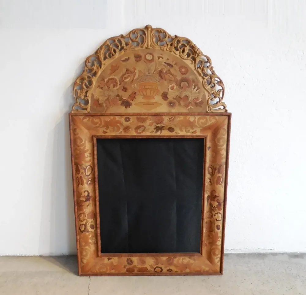 Colombo Stile Mobile di Antiquariato in stile neoclassico Specchiera intarsiata bois de rose in Offerta Outlet- Antiquariato