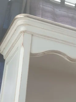 New Mobile di antiquariato Libreria lacc, argento binco IN OFFERTA OUTLET Antiquariato