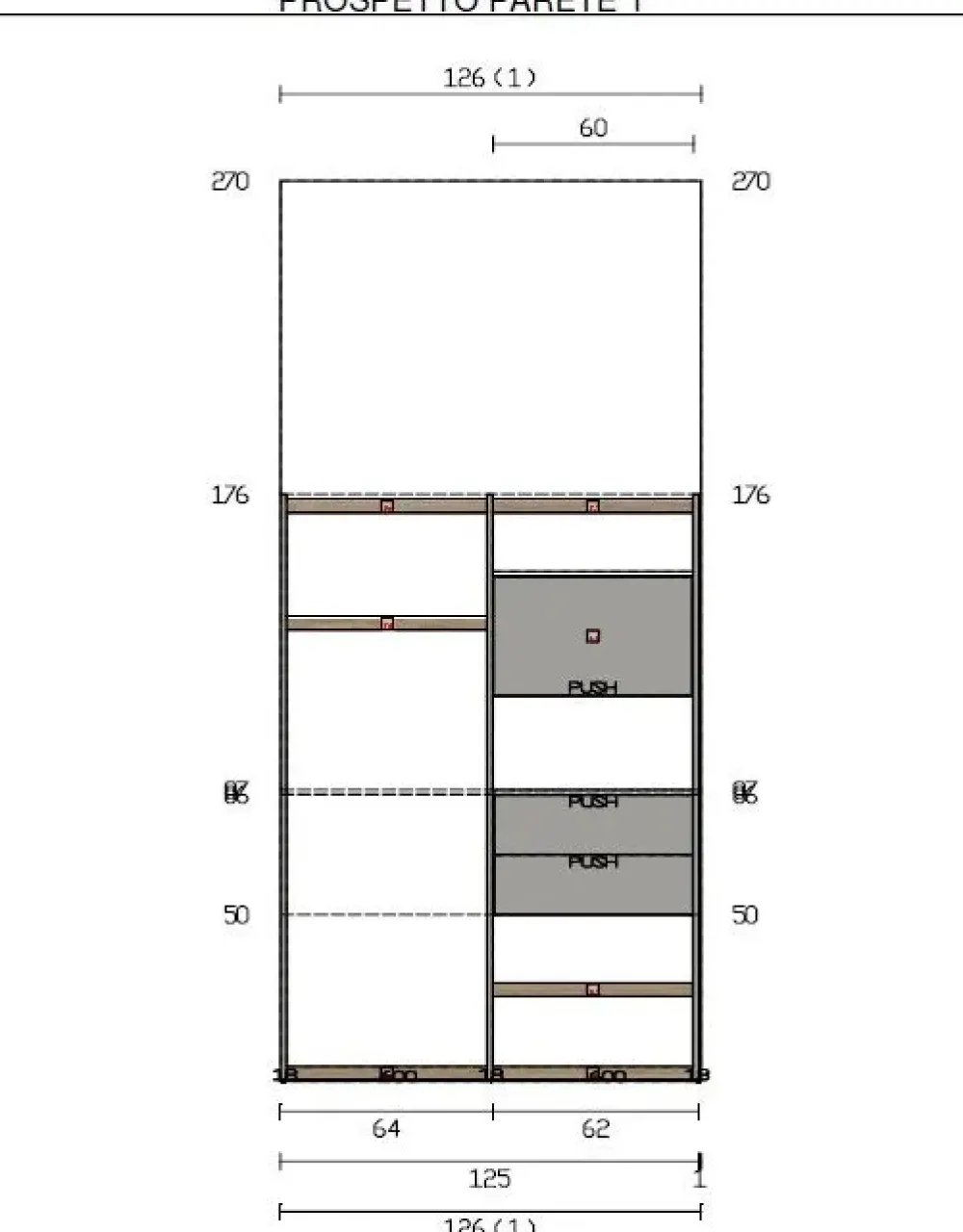 Imab Mobile ingresso A terra modello Ingresso con parete attrezzata di- Mobili Ingresso