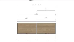 Imab Mobile ingresso A terra modello Ingresso con parete attrezzata di- Mobili Ingresso
