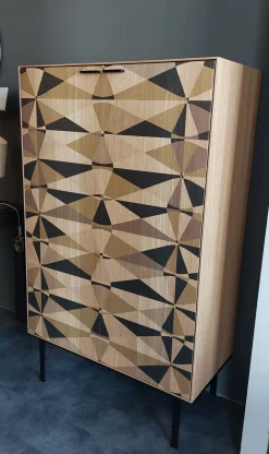 Sigerico Mobile ingresso Con maniglia modello design Losanga madia  di in offerta- Mobili Ingresso