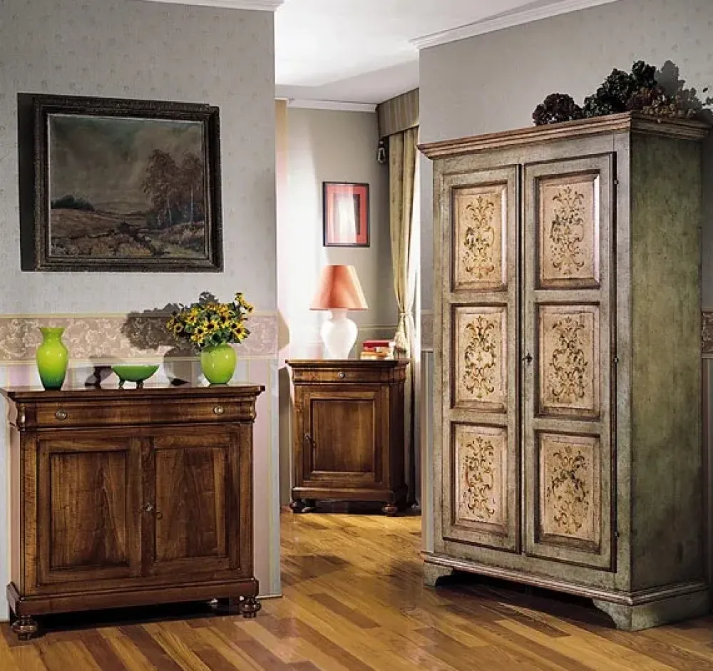 Best Mobile ingresso Credenzina stile 800 in legno di noce scontata del 30% in stile classico a prezzo scontato Mobili Ingresso