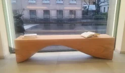 Mobile ingresso Curve bench in stile design a prezzo scontato^Riva 1920 Outlet