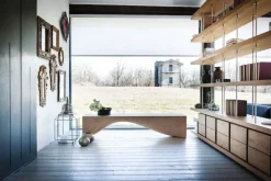 Mobile ingresso Curve bench in stile design a prezzo scontato^Riva 1920 Outlet