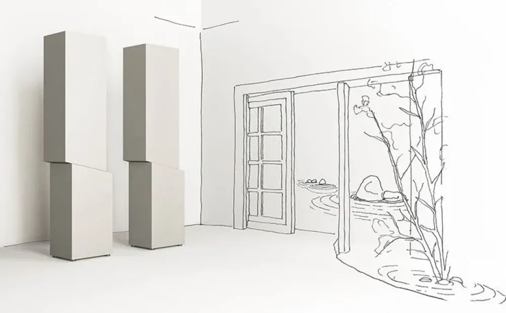 Hot Mobile ingresso design A terra Samurai di scontato Mobili Ingresso