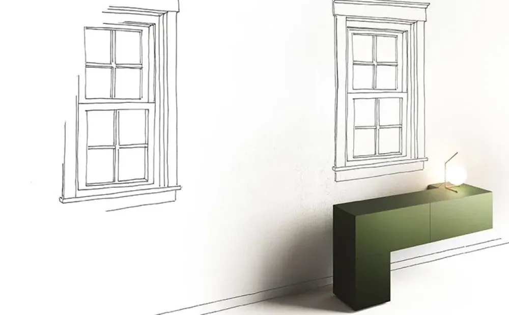 Minotti Italia Mobile ingresso design A terra Formosa di scontato- Mobili Ingresso