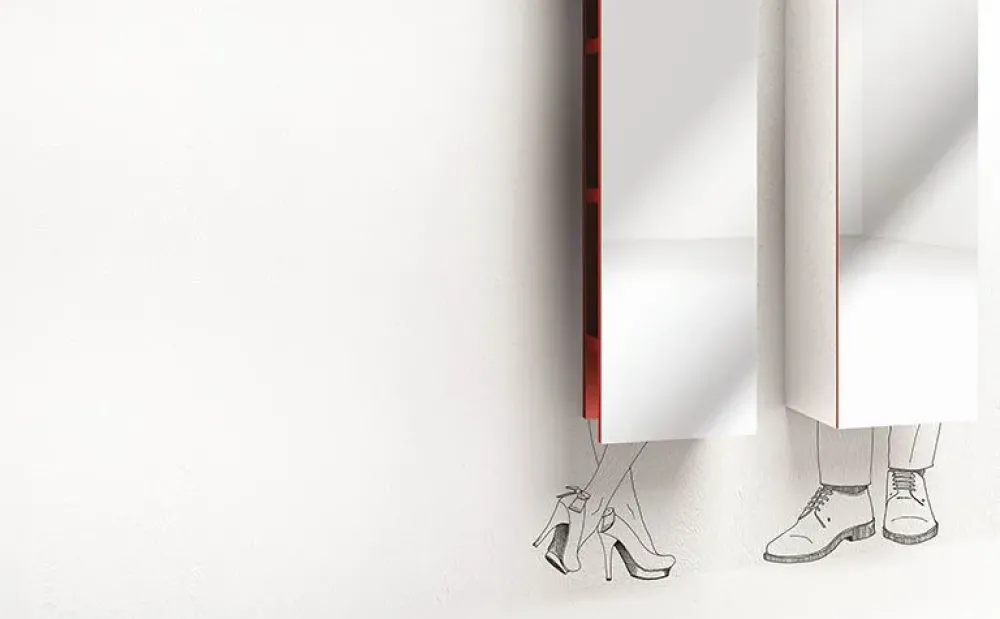 Mobile ingresso design Sospeso Ambrogio di scontato^Minotti