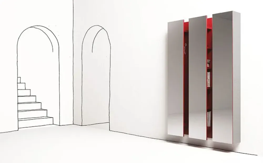 Mobile ingresso design Sospeso Ambrogio di scontato^Minotti
