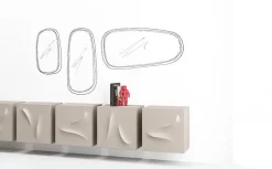 Minotti Italia Mobile ingresso design Sospeso Riflesso d'onda di scontato- Mobili Ingresso