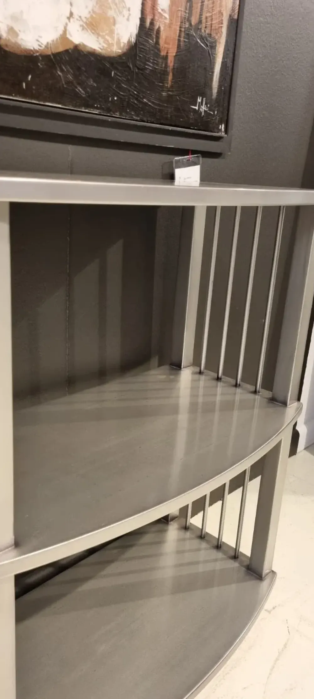 Sale Mobile ingresso Etagere grigio in stile classico a prezzo ribassato Mobili Ingresso