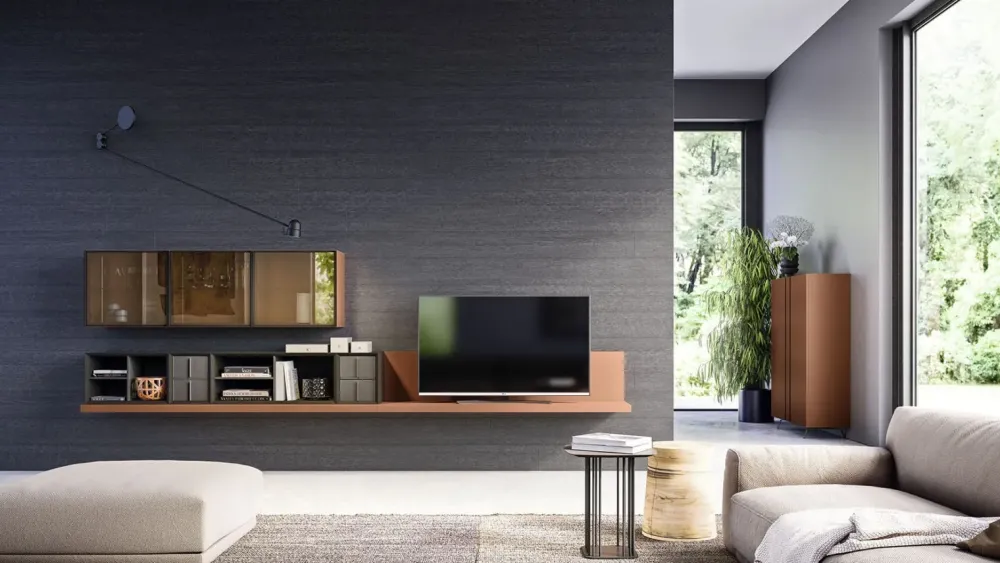 Mobile ingresso in laccato opaco stile design System day^Homes New