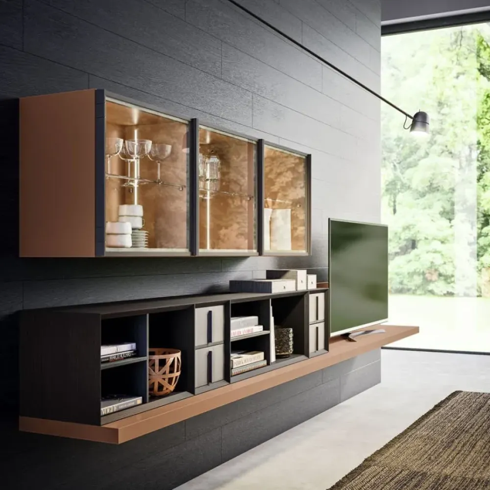 Mobile ingresso in laccato opaco stile design System day^Homes New