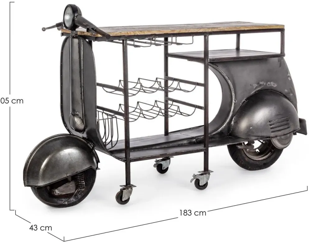 Bizzotto Mobile ingresso modello Consolle bar vespa design di a prezzo ribassato- Mobili Ingresso