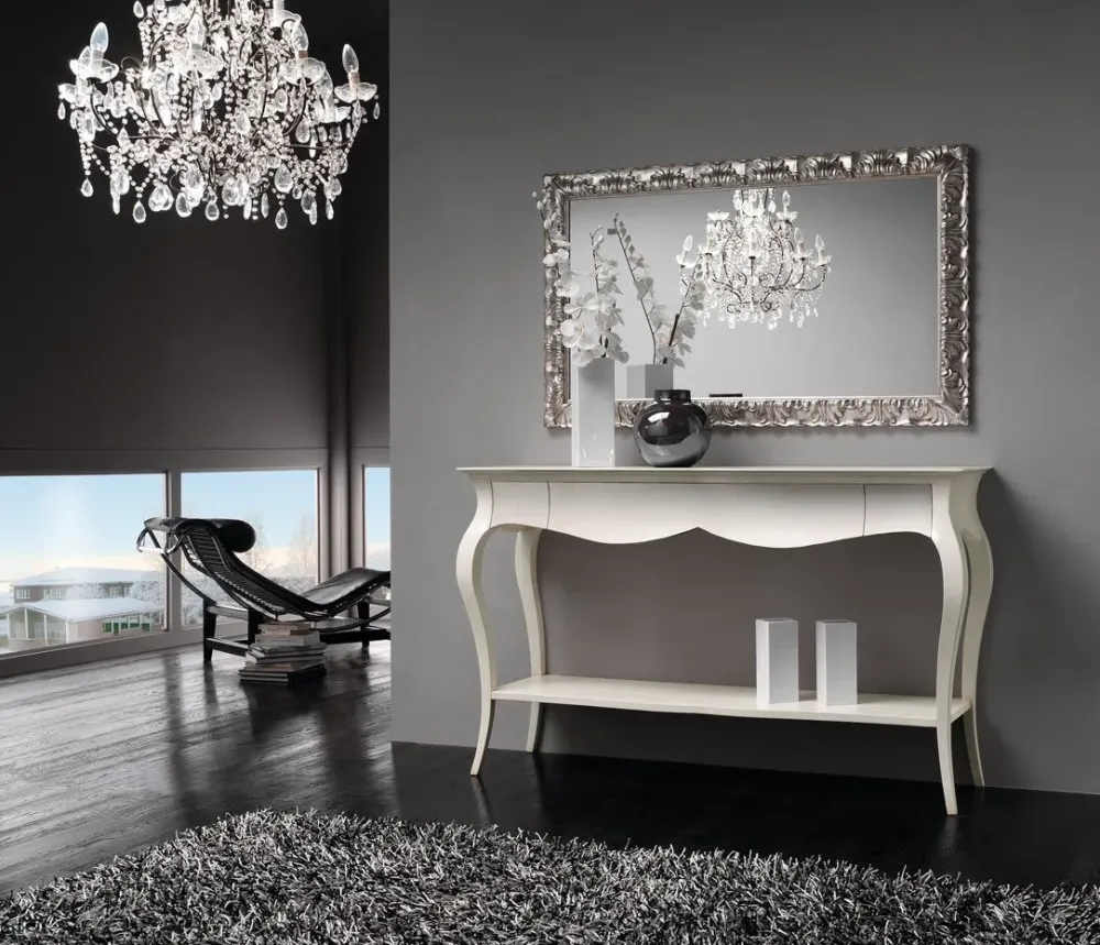 Mobile ingresso Senza maniglia modello classico Consolle mod.harmony laccata in promo-sconto del 45% di in offerta^Artigiani Veneti Online