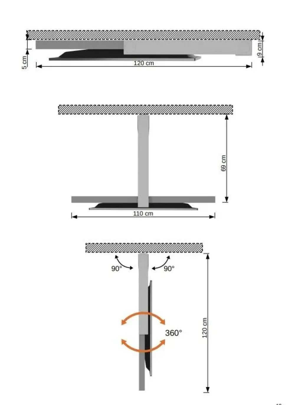 Sale Mobile modello Full 360 porta tv di in Offerta Outlet Porta Tv