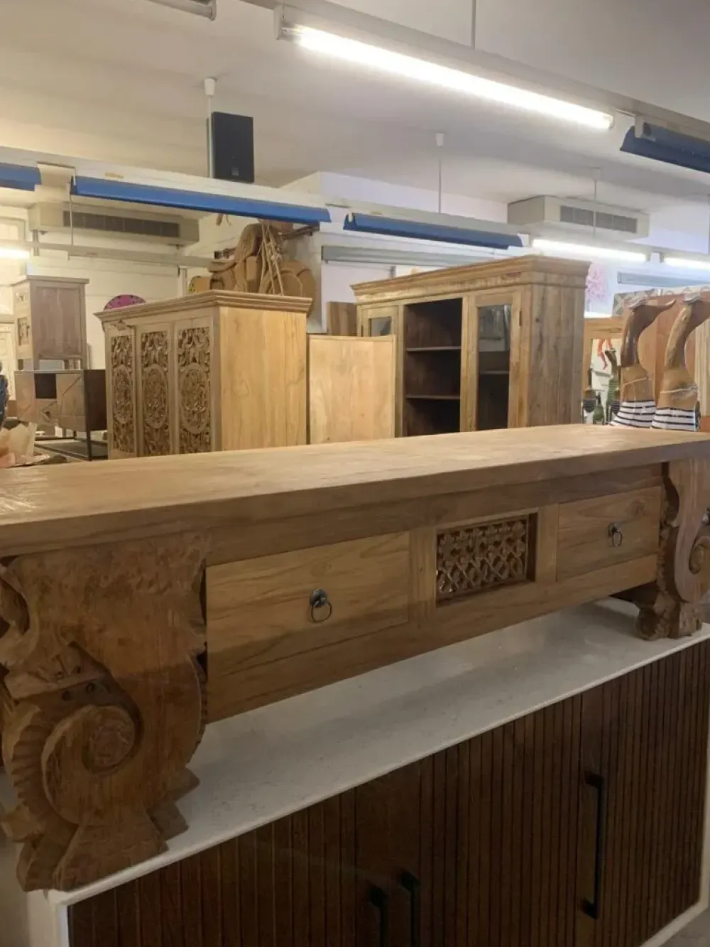 Clearance Mobile modello Porta tv teak 160 porta tv di in Offerta Outlet Porta Tv