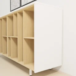 Las Mobili Mobile modello Sigma h93 a giorno in legno ad un prezzo davvero conveniente- Arredo Ufficio