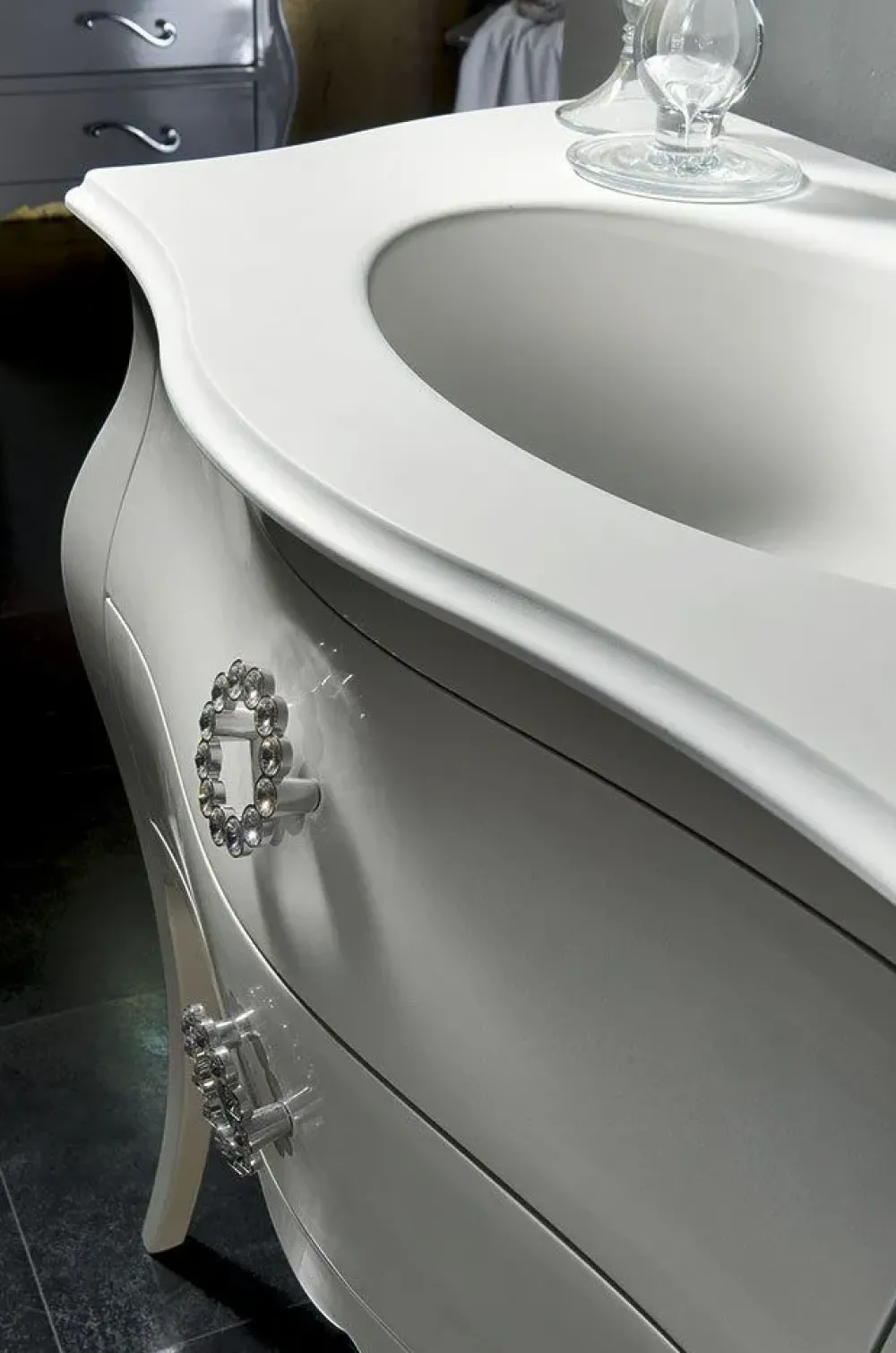 Mobile per il bagno Mobile bagno bombato in offerta^Collezione esclusiva Outlet