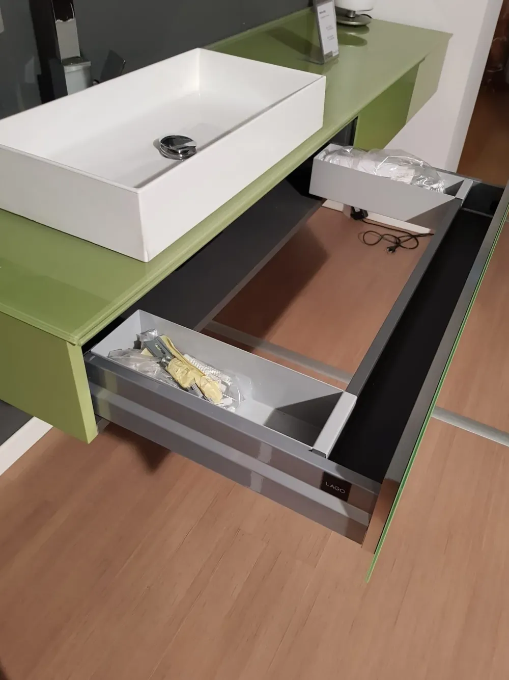 Lago Mobile per il bagno 368 a prezzi convenienti- Mobili Bagno Sospeso