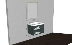 Mobile per il bagno Byte next 03 in offerta Mobili Bagno Sospeso