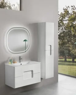 Md work Mobile per il bagno Bagno 3 colori disponibili con 3 misure  in offerta- Mobili Bagno Sospeso