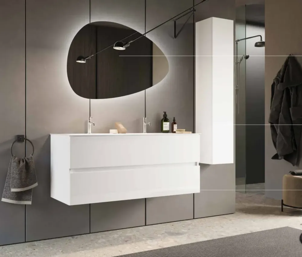 Md work Mobile per il bagno Start duble con forte sconto- Mobili Bagno Sospeso