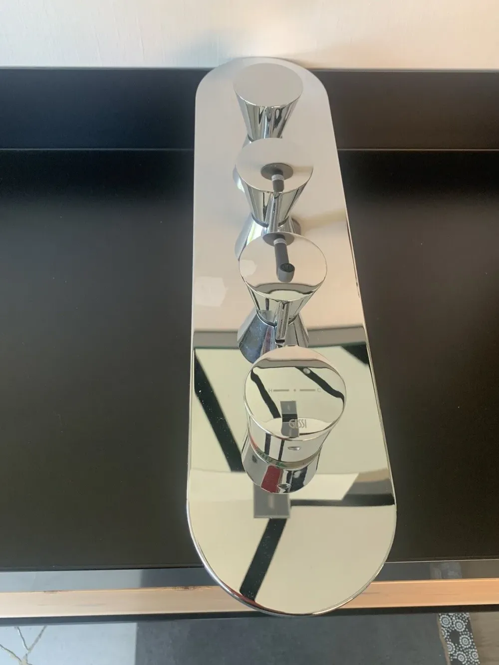 Clearance Mobile per la sala da bagno Cono gruppo doccia 3 vie termostatico parte esterna 45206 031 + parte incasso 43105 a prezzo scontato Mobili Bagno Sospeso