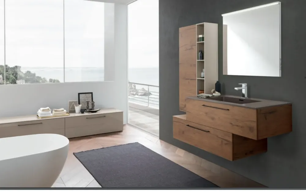 Outlet Mobile per la sala da bagno Composizione c 017 bagni a prezzo scontato Mobili Bagno Sospeso
