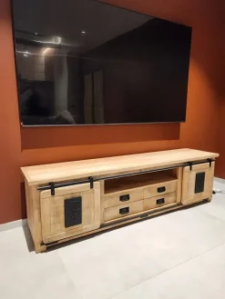 Outlet Etnico Mobile porta tv Mobile portatv industrial newport   di con forte sconto- Porta Tv