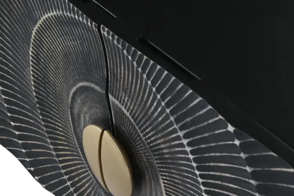 Outlet Etnico Mobile porta tv Porta tv mango nero 160 di con uno SCONTO IMPERDIBILE- Porta Tv