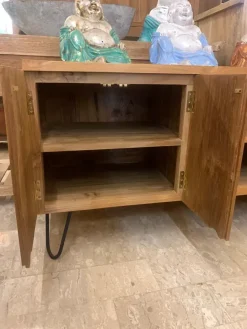 Artigianale Mobile porta tv Teak linea vintage di a prezzi outlet- Porta Tv