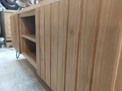 Artigianale Mobile porta tv Teak linea vintage di a prezzi outlet- Porta Tv