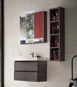 Compab Mobile sa bagno scontato del -40 % con accessori- Mobili Bagno Sospeso
