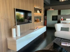 Lago Mobile soggiorno modello Living materia e 36e8 glass di a PREZZI OUTLET- Pareti Attrezzate