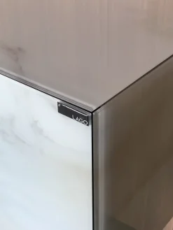 Lago Mobile soggiorno modello Living materia e 36e8 glass di a PREZZI OUTLET- Pareti Attrezzate