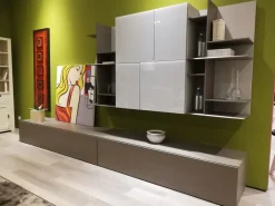 Outlet Mobile soggiorno modello Parete attrezzata di a PREZZI OUTLET Pareti Attrezzate