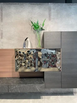 Duebitalia Mobile soggiorno modello Parete attrezzata  di a PREZZI OUTLET- Pareti Attrezzate