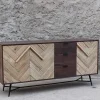 Hot Mobile soggiorno modello Credenza rennes natural 175 di a prezzo scontato Madie