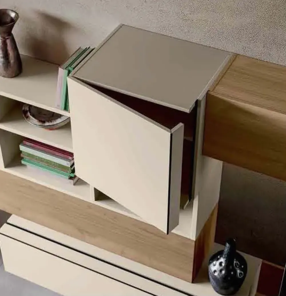 Outlet Mobile soggiorno modello Qsm 630 di a PREZZI OUTLET Pareti Attrezzate