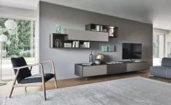 Sangiacomo Mobile soggiorno modello L5c18 di a PREZZI OUTLET- Pareti Attrezzate