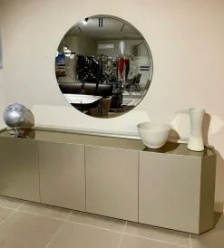 Mobile soggiorno modello Cattelan chelsea titanio 4 ante  di a PREZZI OUTLET Madie