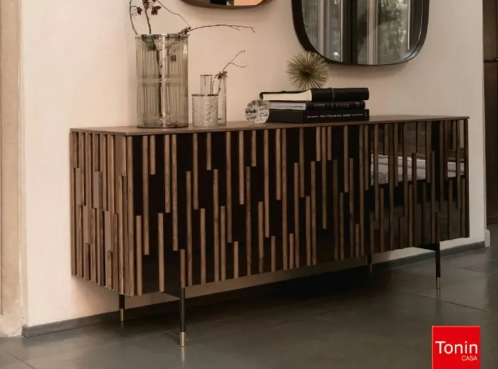 Tonin Casa Mobile soggiorno modello Drops di a PREZZI OUTLET- Madie