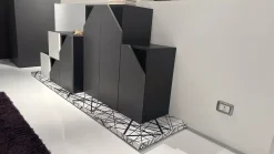 De Rosso Mobile soggiorno modello Dr-one di scontato -30%- Pareti Attrezzate