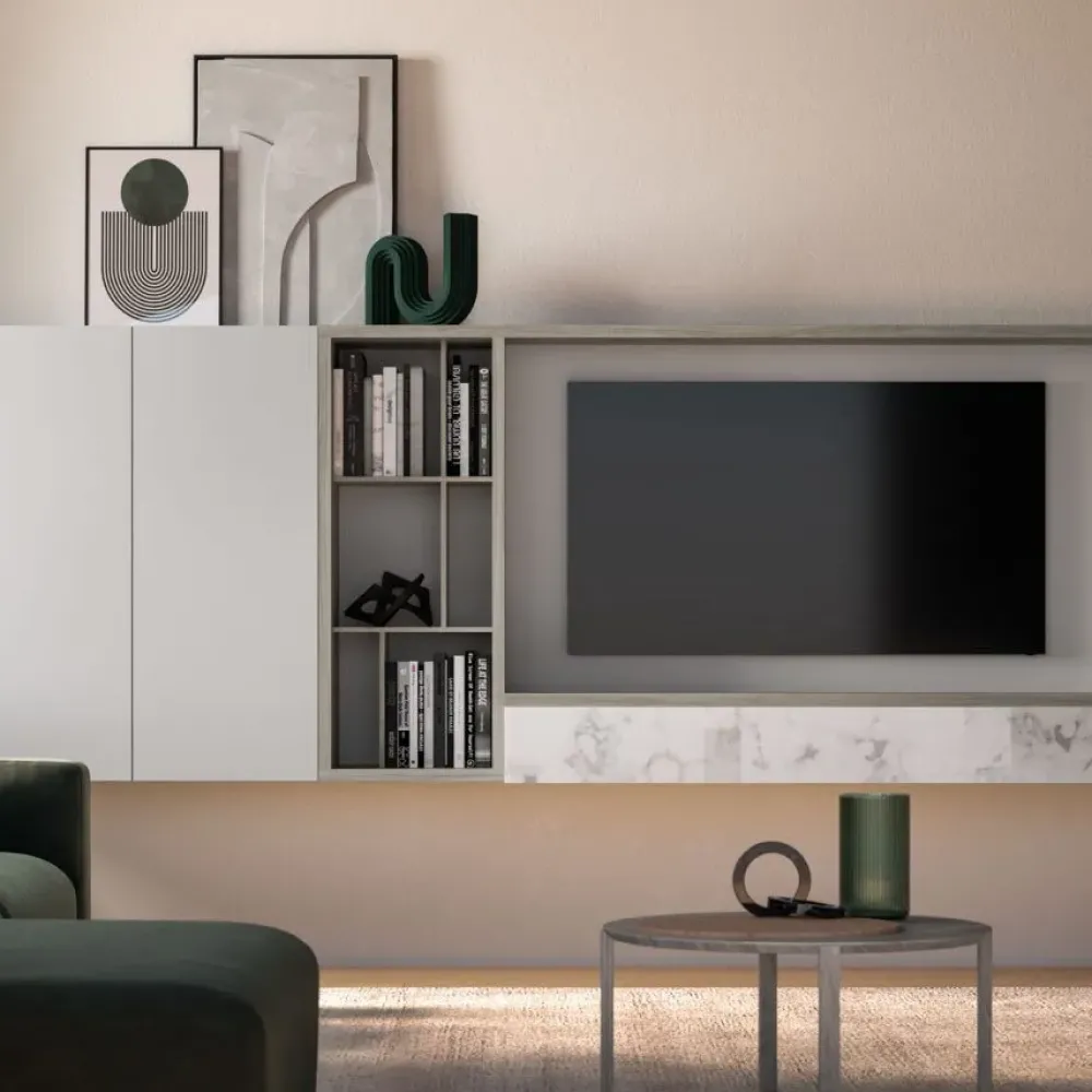 Orme Mobile soggiorno modello Yad 2 di a PREZZI OUTLET- Pareti Attrezzate