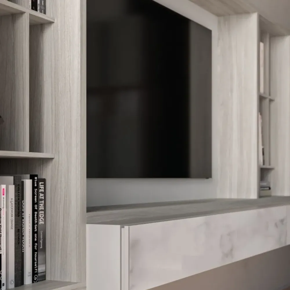 Orme Mobile soggiorno modello Yad 2 di a PREZZI OUTLET- Pareti Attrezzate