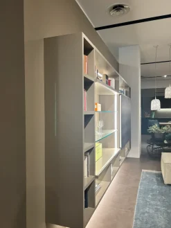 Presotto Mobile soggiorno modello Mobile sospeso pari e dispari di scontato -53%- Pareti Attrezzate