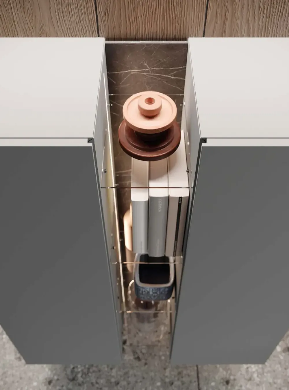 Hot Mobile soggiorno modello Skyline di scontato -30% Pareti Attrezzate